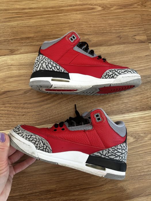 Buty Nike Air Jordan 3 retro SE red cement r. 35,5