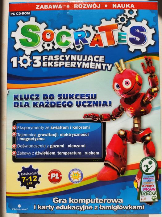 Gra PC-ROM i karty edukacyjne dla dzieci