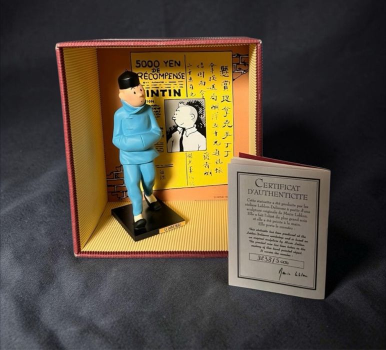 Tintin lotus azul com caixa original