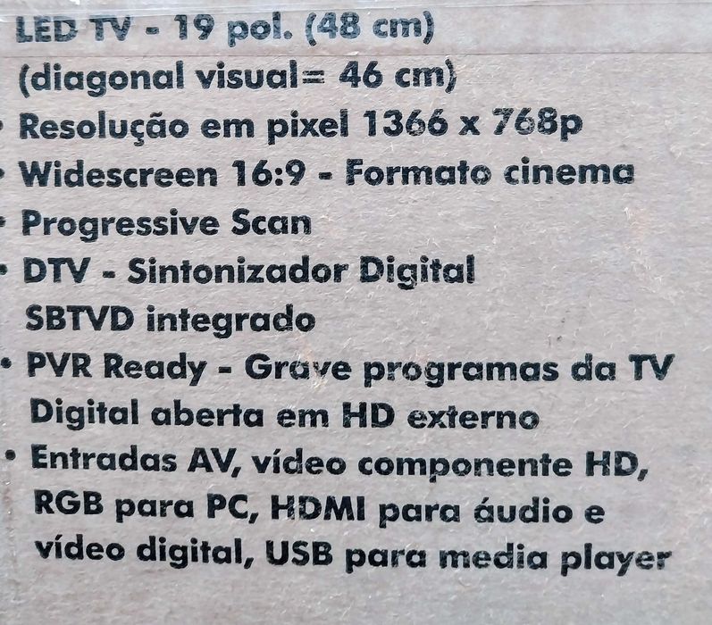 LED TV 19 pol.  oportunidade !