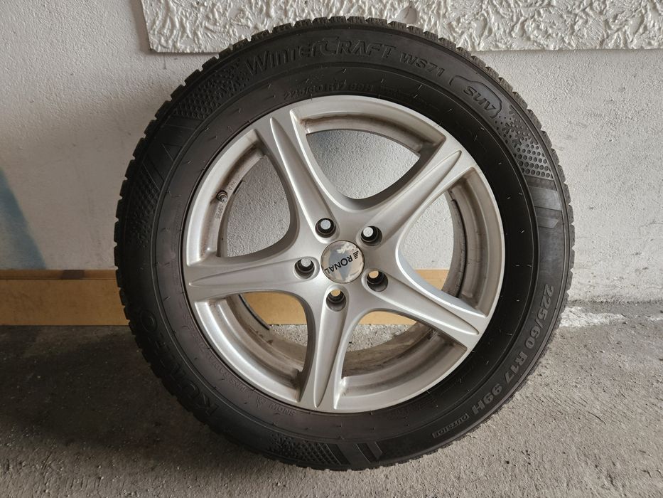 Felgi Ronal R17 5x114.3 z oponami zimowymi