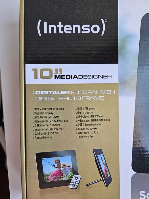 Moldura Digital Intenso Media Designer 10”