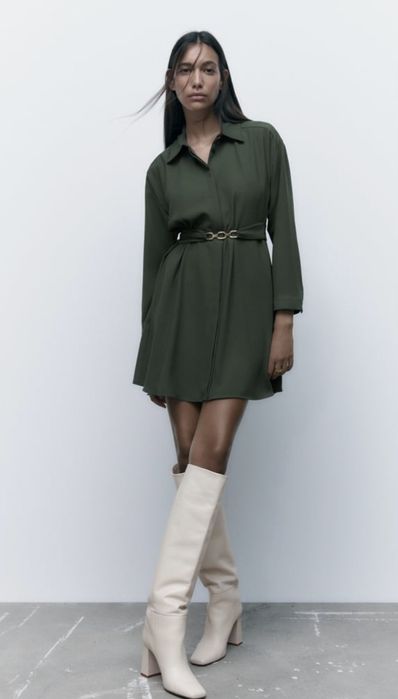 Vestido Zara com cinto