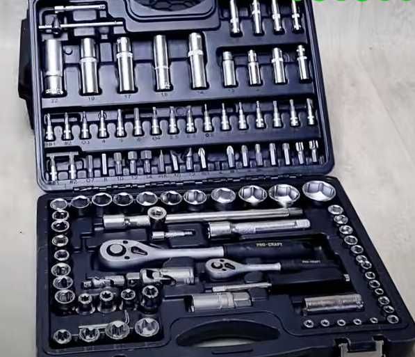 Набір ключів, біт, головок для ремонту Прокрафт на 108/72 од