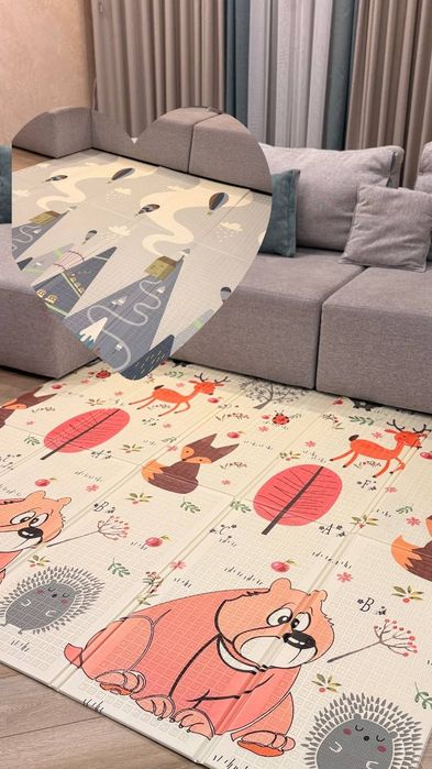 Килимок в дитячу теплоізоляційний, м'який