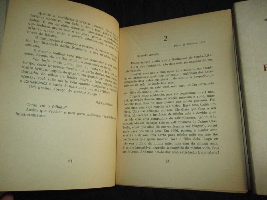 Livro Cartas a Fernando Pessoa Mário de Sá-Carneiro