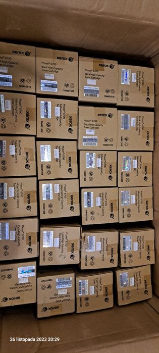 Tonery Xerox 106R01507 
106R01510
106R01508
106R01509