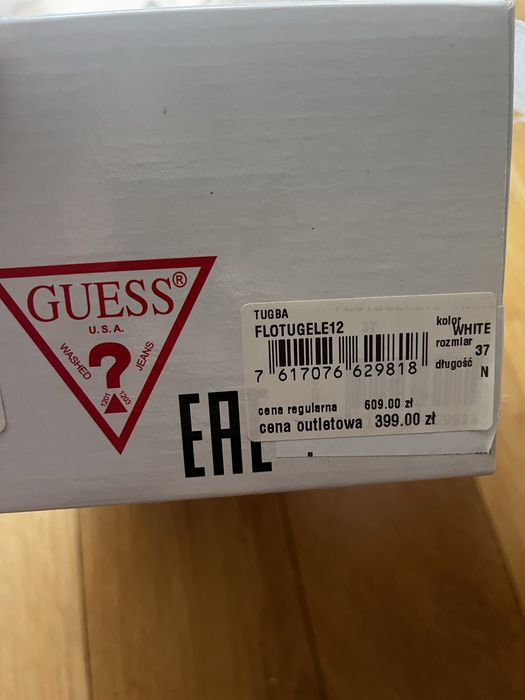 Nowe buty Guess rozmiar 37