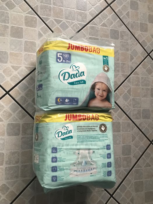 Pieluchy Dada 5 Jumbo Bag x2,szybka wysyłka!