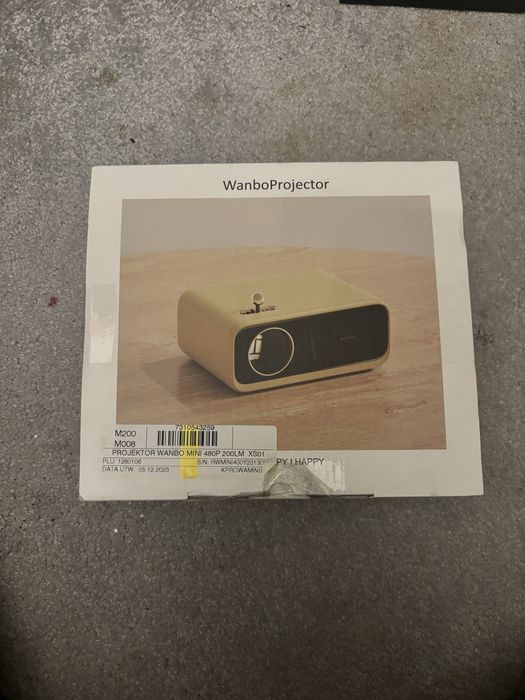Projektor Wanbo Mini XS01 żółty