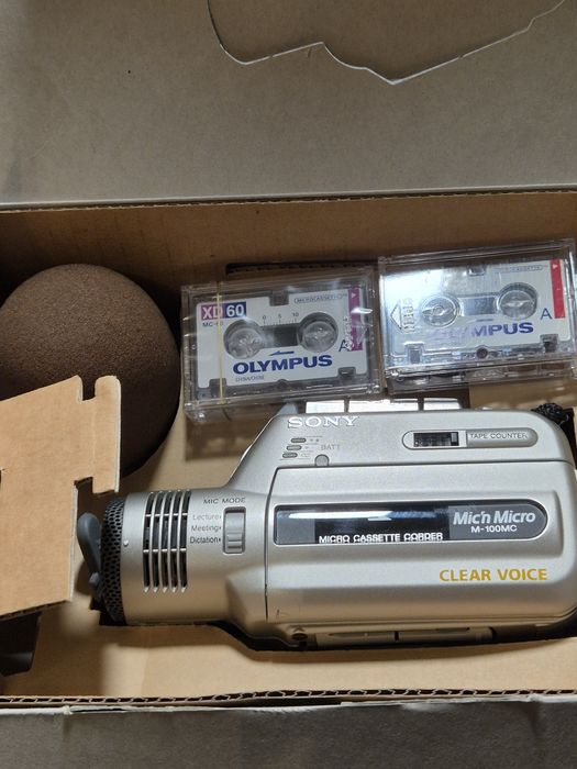 SONY  Mic'n Micro M-100MC  диктофон мікро магнітофон.Для поціновувачів