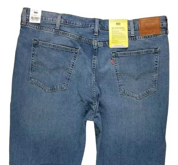 Nowe jeansy męskie Levi's 512 Slim Taper Stretch - seria Big & Tall oryg. Levis - W44/L34
