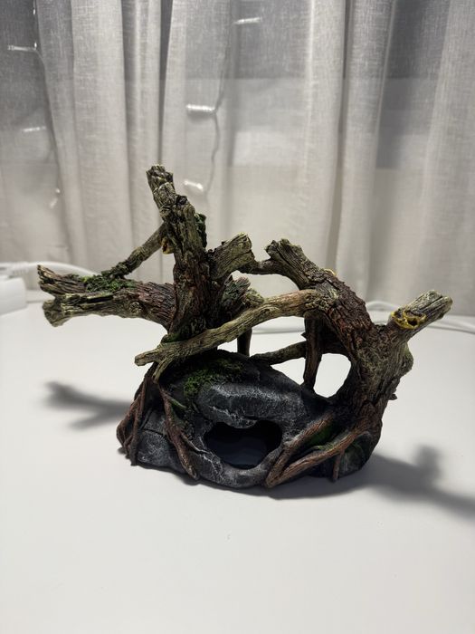 Aquarium & Terrarium Decoration – Driftwood & Rock Cave