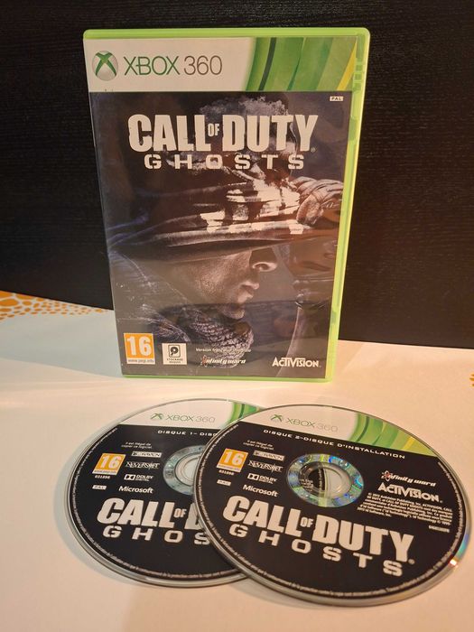 Call of Duty: Ghosts [FR] para Xbox 360 em bom estado geral. Jogo completamente em francês