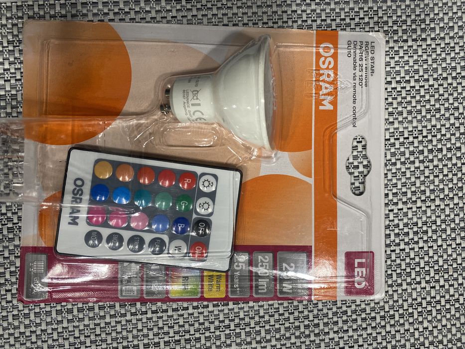 Żarowka LED halogen z pilotem Osram