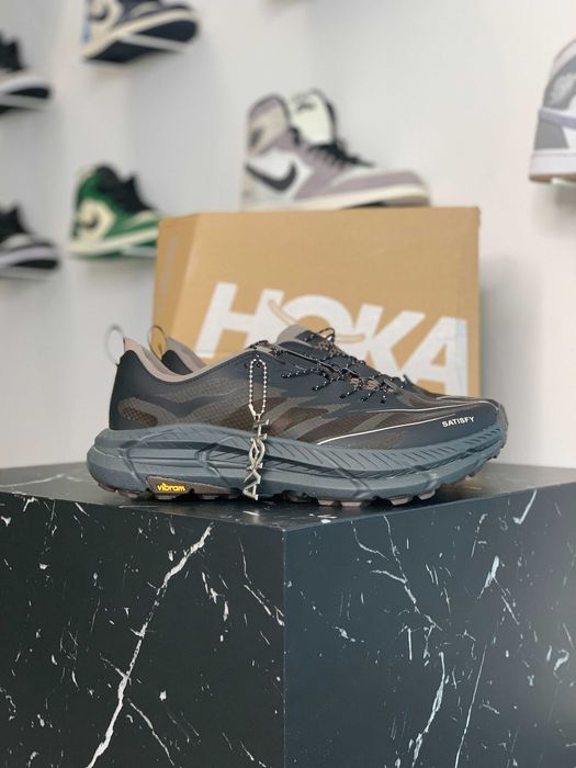 Кросівки Hoka x Satisfy Mafate Speed 4 Lite Coffee