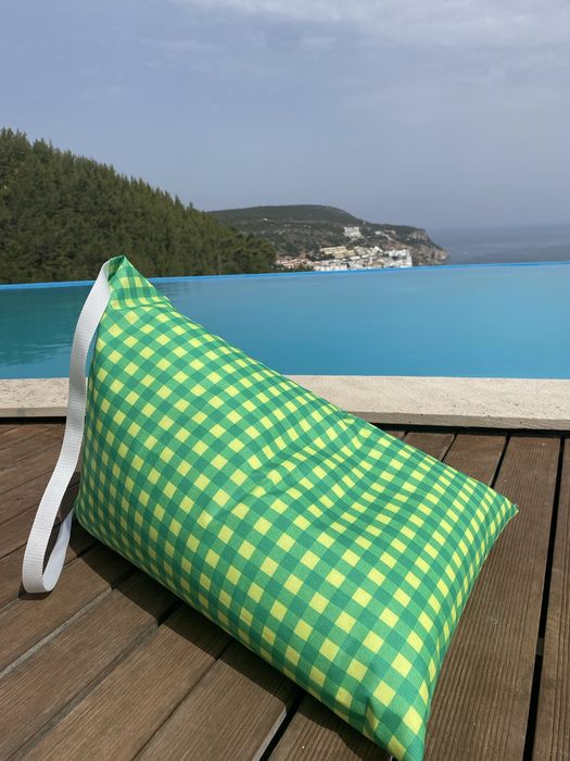 Almofada Puff de Praia, Piscina, Campo, Casa… - ENTREGA IMEDIATA