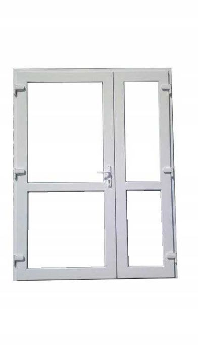 DRZWI Zewnętrzne PCV Sklepowe KACPRZAK 140x210 Białe Lider OLX Wysyłka