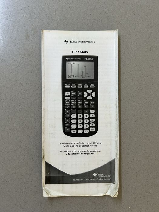 Calculadora Gráfica Texas Instruments TI-82 Stats com manual