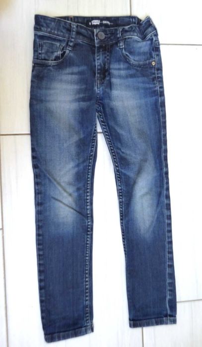 Jak NOWE jeansowe spodnie rurki Levi's 128-134 na 8 lat