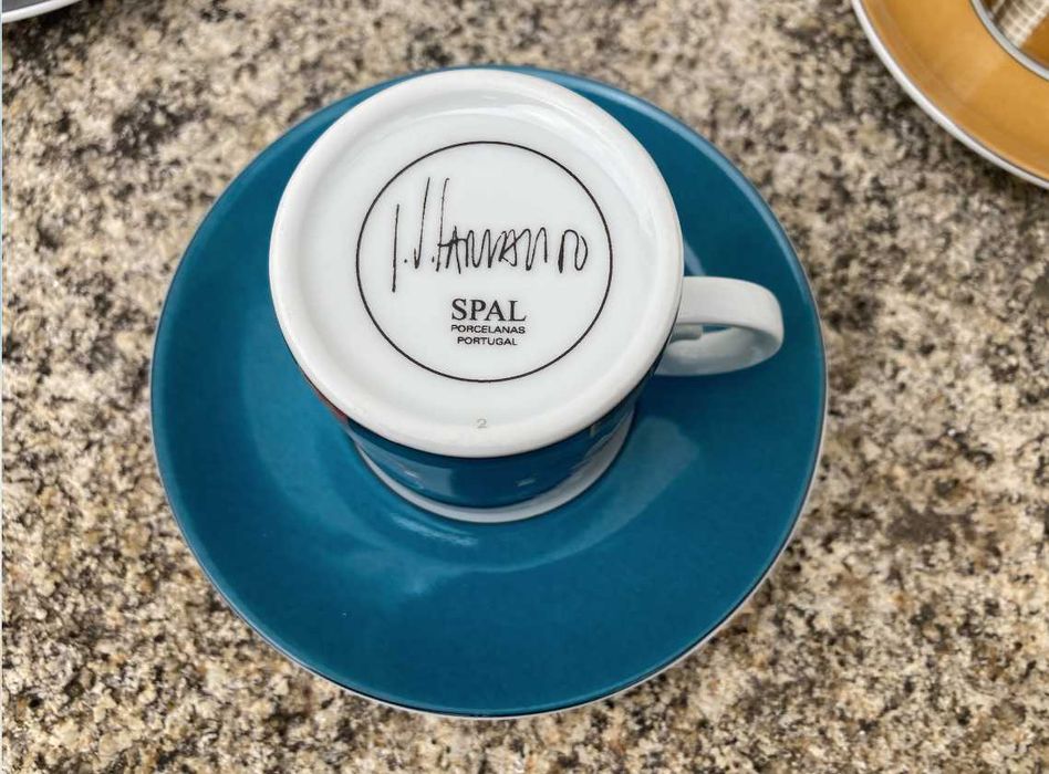 Conjunto de 4 chávenas de café SPAL