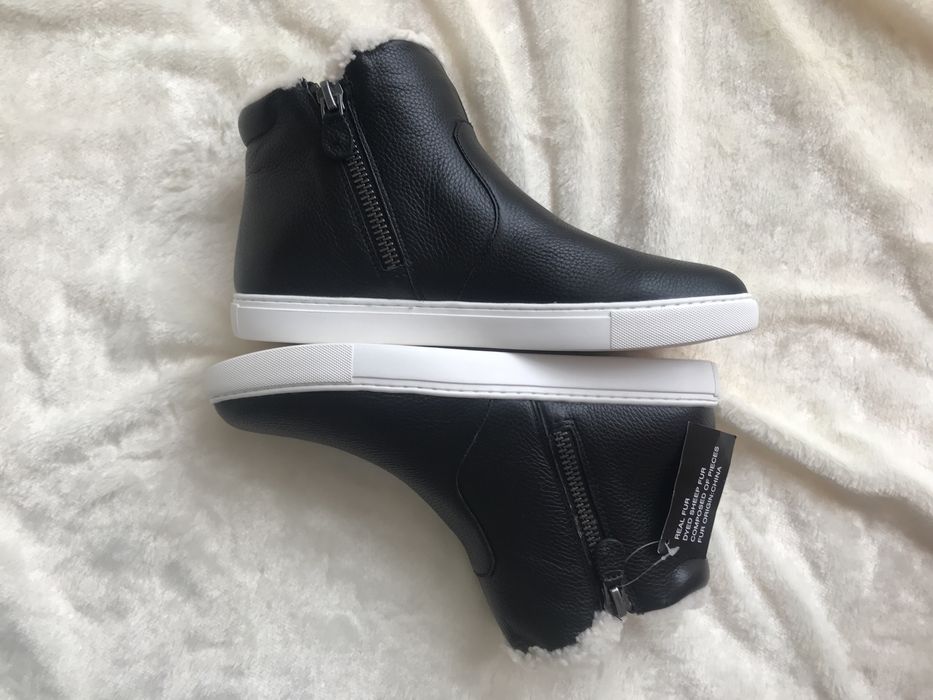 Зимові шкіряні черевики, снікерси. Kenneth Cole
