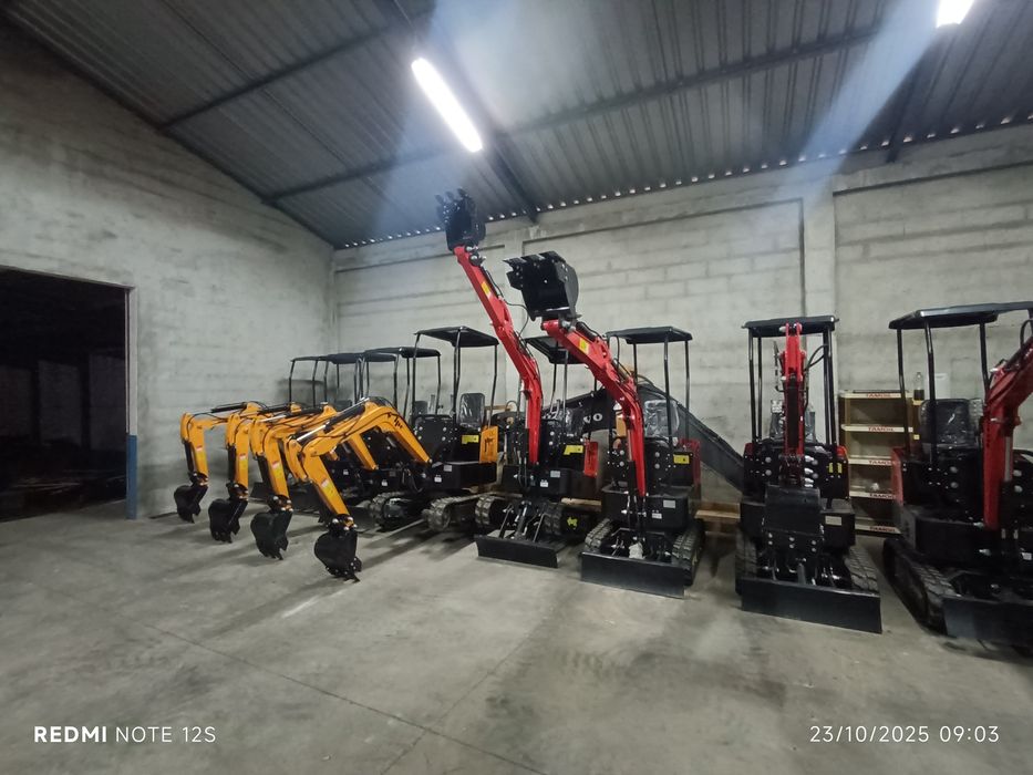 Mini giratórias escavadoras novas de 1200kg