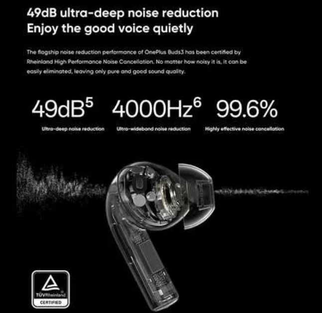 Новые блютуз наушники OnePlus Buds 3 E509A ANC Bluetooth