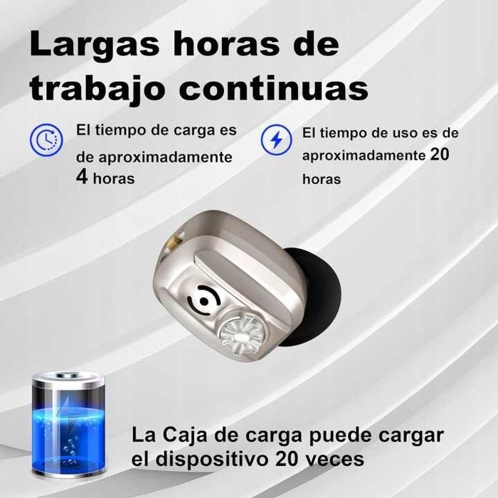 Britzgo Bluetooth Look przenośny adapter słuchowy z etui ładującym, A-