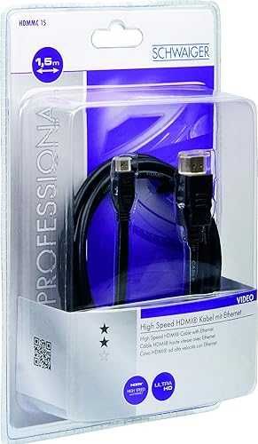 Schwaiger HDMMC15  HighSpeed kabel adapterowy  micro-na wtyczkę, HDMI
