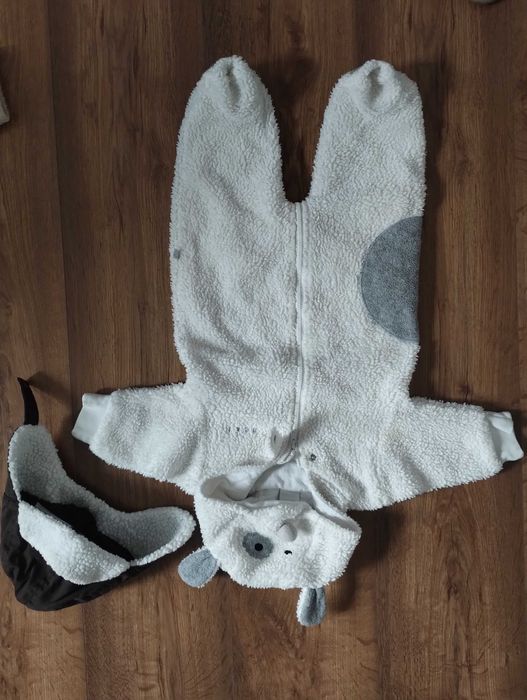 Kombinezon pajacyk jesienno wiosenny i czapeczka rozmiar 68 3-6 miesię