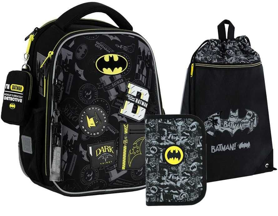Шкільний набір Kite Education DC Batman (рюкзак, пенал, сумка)