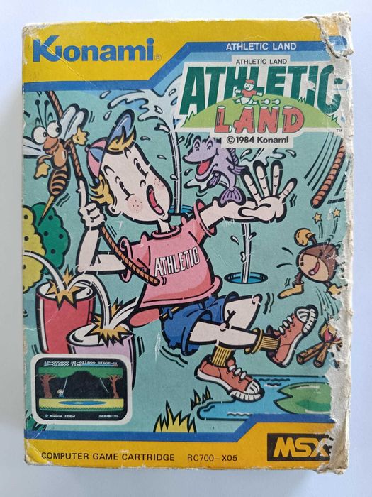 Jogo msx Athletic Land