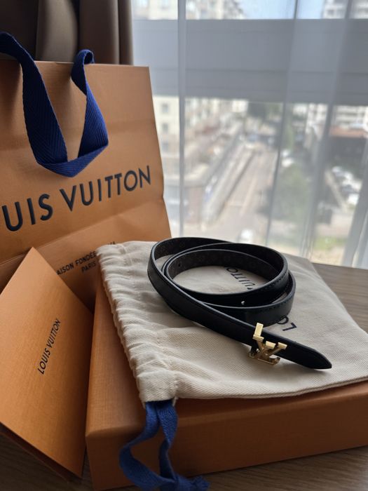Пояс Louis Vuitton Mini LV 15mm ОРИГІНАЛ
