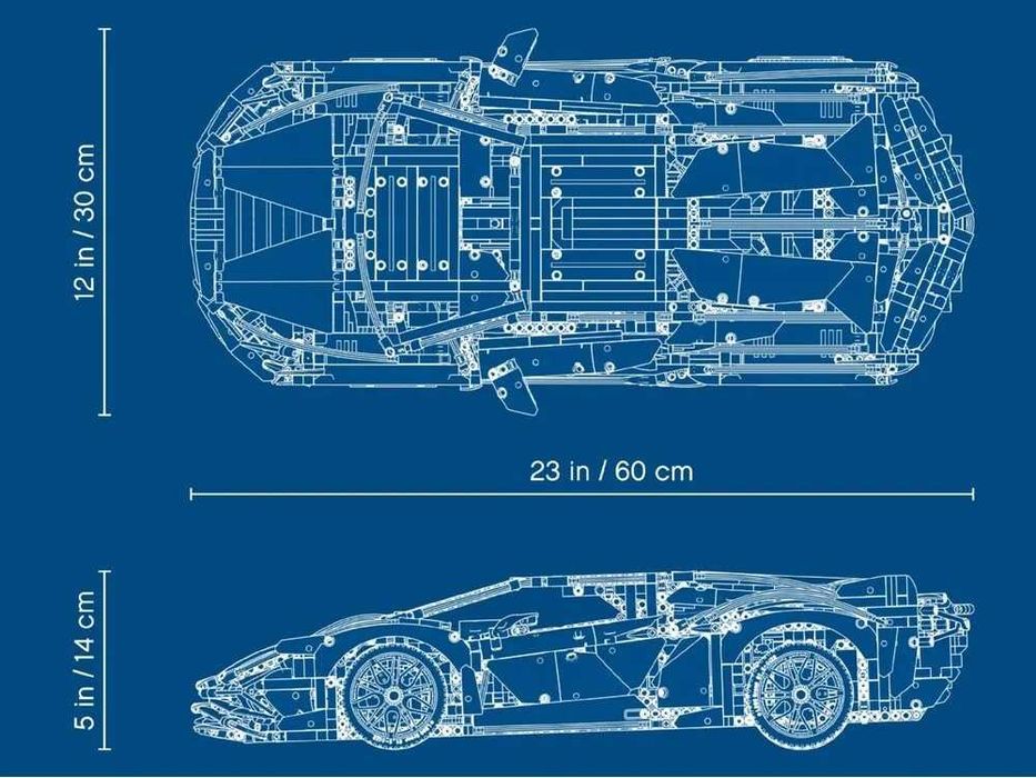 Конструктор Technic Lamborghini Sian FKP 37 (42115) 3696 деталей