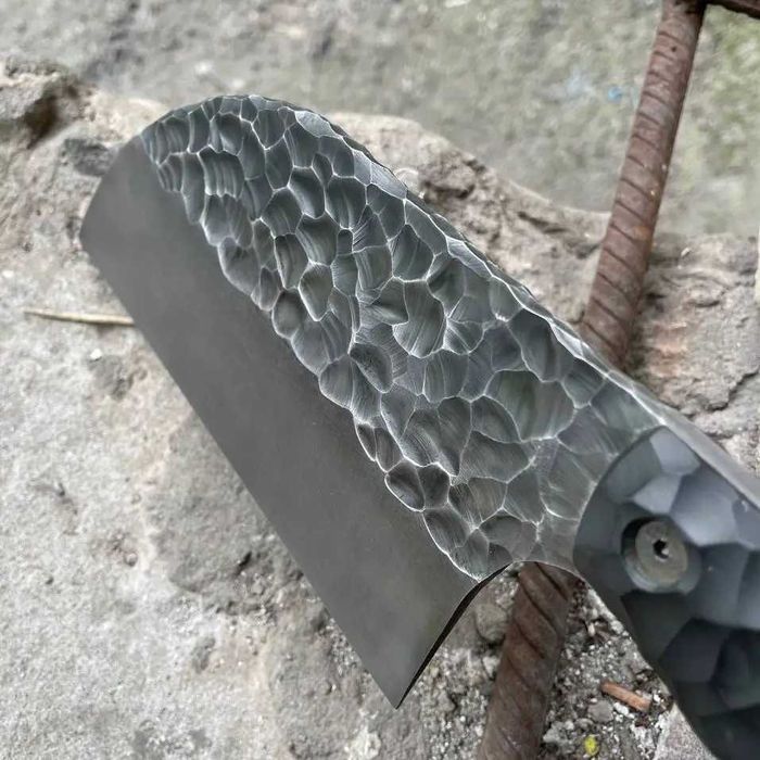 Ніж серб ручної роботи, кухонна сокирка, нож серб ручной работы