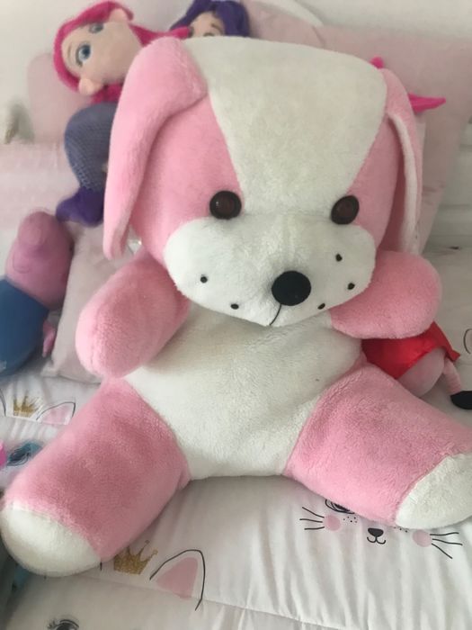 Urso peluche rosa