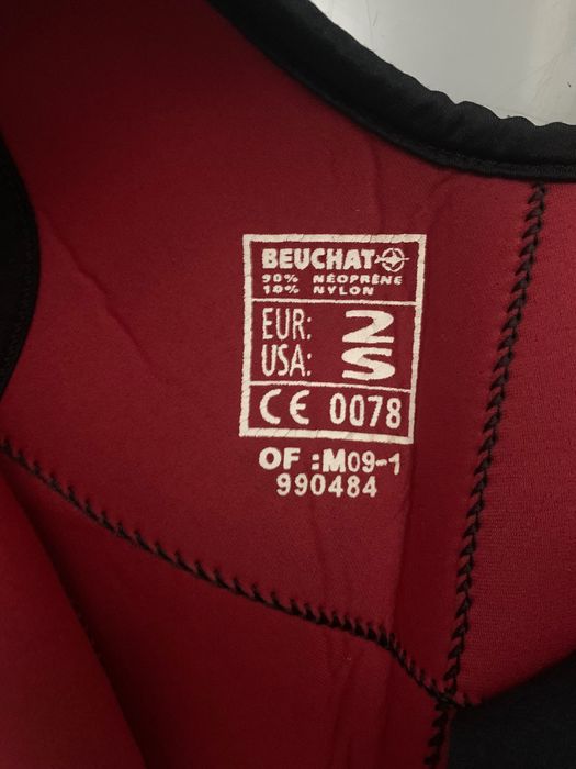 Fato de mergulho feminino  Beuchat EU 2 USA S