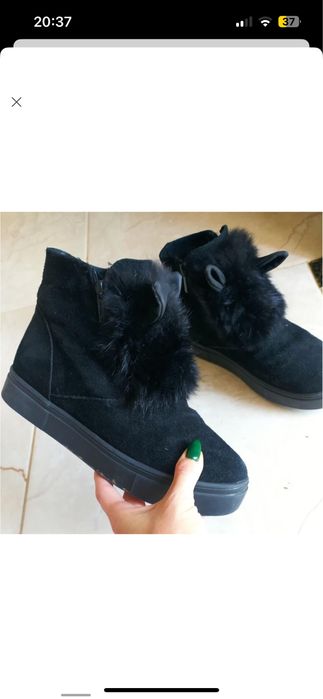 Теплі зимові черевички