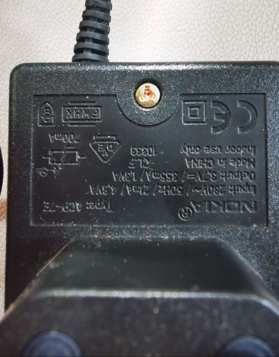 Carregador original telefone Nokia ACP 7E