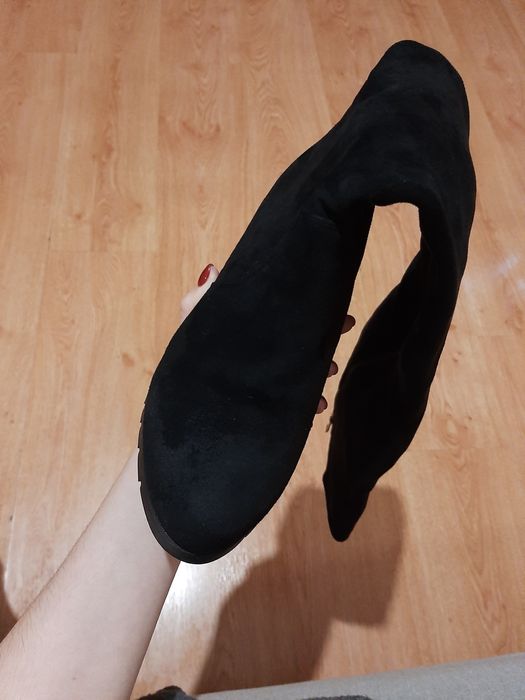 Ботфорты замшевые демисезонные 38р.