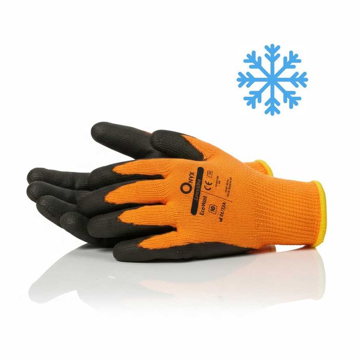 Rękawiczki Zimowe Robocze Rękawice Ocieplane 1 PARA - Rozm. 9 (L)