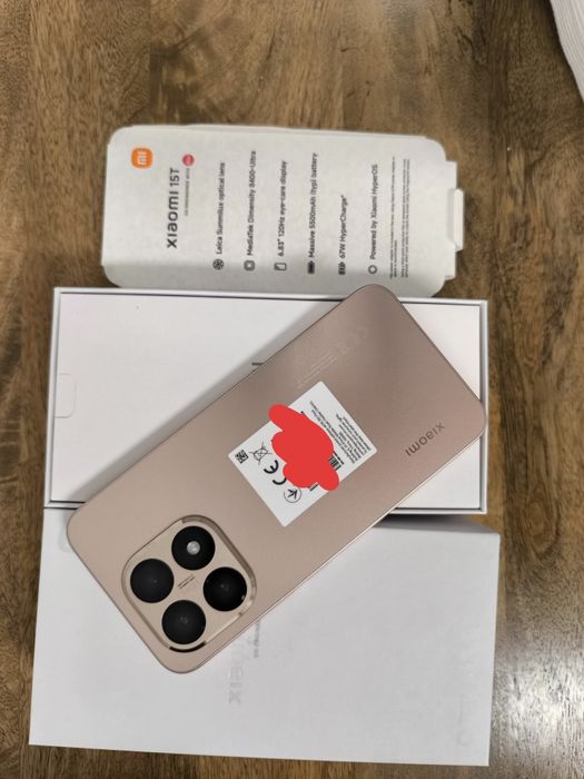 Xiaomi 15T 12GB/256GB Gold = a NOVO - Fatura MEO + Ofertas incríveis