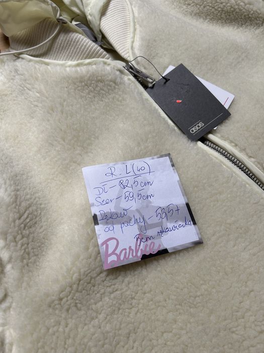 Nowa kurtka watowana kożuszek/baranek Asos damska L