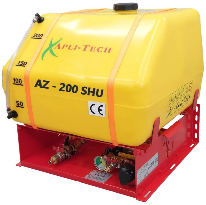 Aplikator do zakiszania Pryzma Sieczkarnia Prasa Apli-Tech AZ-200 SHU 200 ltr Oryginał Shurflo Wał ugniatający do zakiszacza