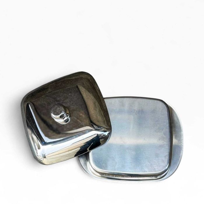 Travessa Serviço Vintage Italiana c/ Tampa Inox 18/10