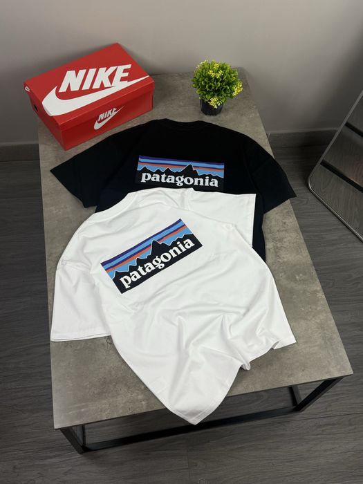 Футболка Patagonia чоловіча, мужская, Нова, T-Shirt Білий та Чорний колір