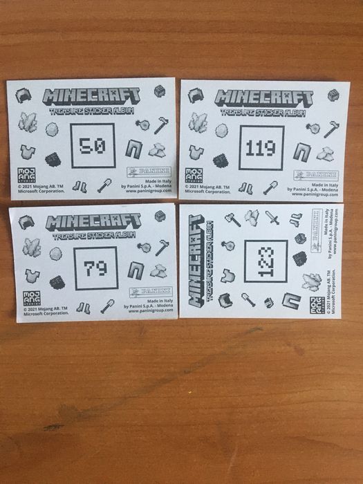 Наліпки майнкрафт