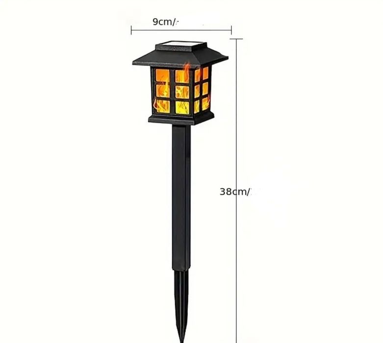 Lampki solarne domki