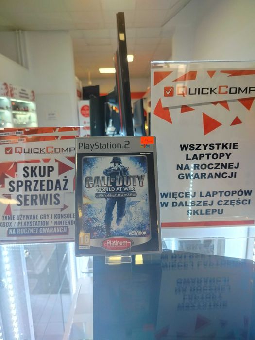 Gra PlayStation 2 PS2 Call Of Duty World At War Final Fronts Gwar 1ROK